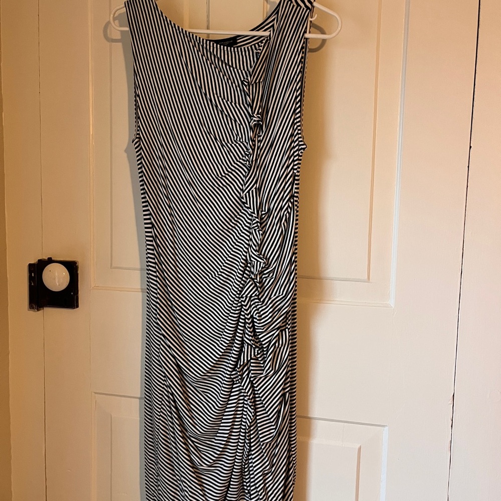 Ann Taylor Black and White Dress